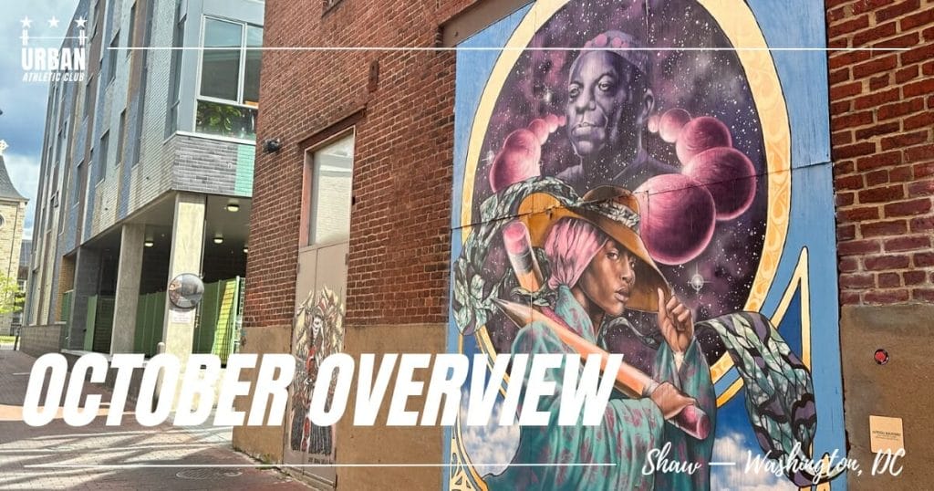 Aniekan Udofia mural in Blagden Alley in Washington, DC, just one block from Urban Athletic Club.