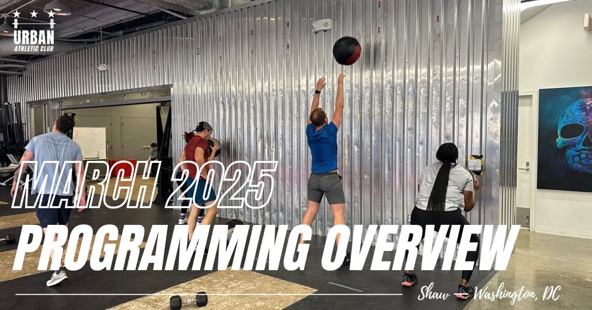 March 2025 Programming Overview