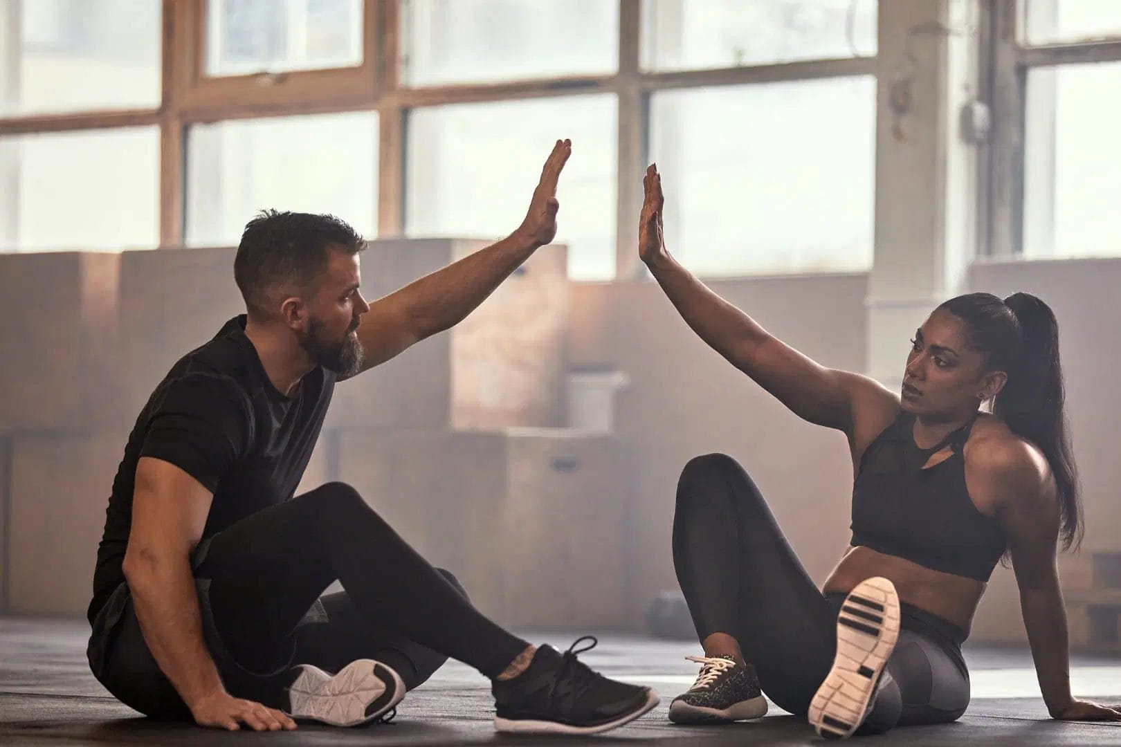 Couple High Five